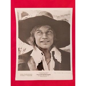 Michael York Four Musketeers Vintage 8x10 B&W Photo as D'Artagnan 1975 DeLuxe